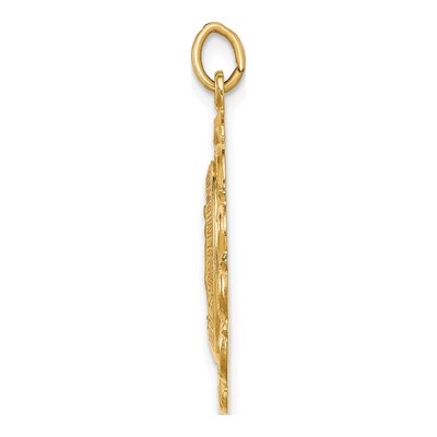 14K Yellow Gold Miraculous Medal Pendant – view 3