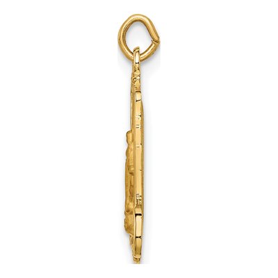 14K Yellow Gold Miraculous Medal Pendant – view 3