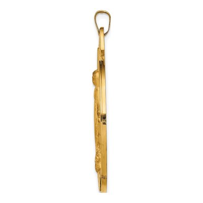 14K Yellow Gold Milagrosa Medal Pendant – view 2