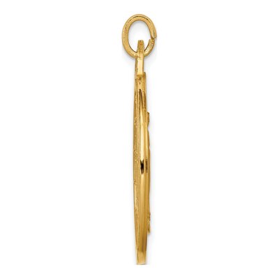 14K Yellow Gold Miraculous Medal Pendant – view 3