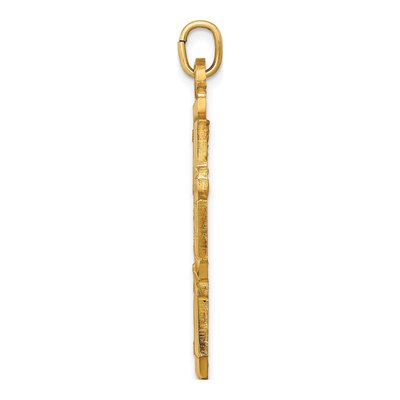 14K Yellow Gold Large 4-Way Medal Pendant – view 3