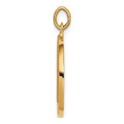 14K Yellow Gold St Benedict Medal Pendant – view 3