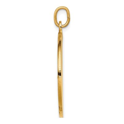 14K Yellow Gold St Christopher Medal Pendant – view 3