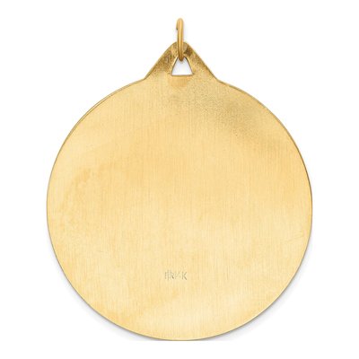 14K Yellow Gold St Christopher Medal Pendant – view 4
