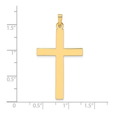 14K Yellow Gold Cross Pendant – view 4