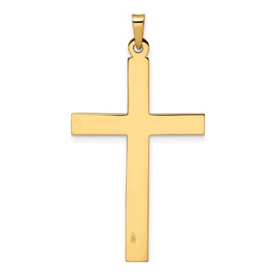 14K Yellow Gold Cross Pendant – view 5
