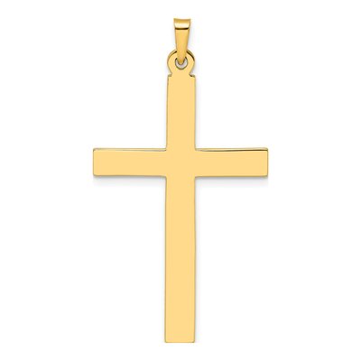 14K Yellow Gold Cross Pendant