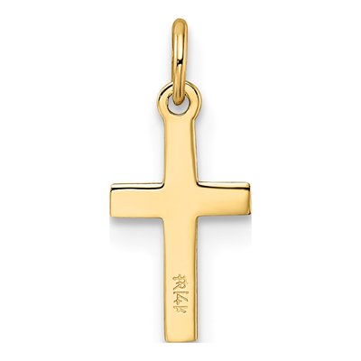 14K Yellow Gold Cross Pendant – view 5
