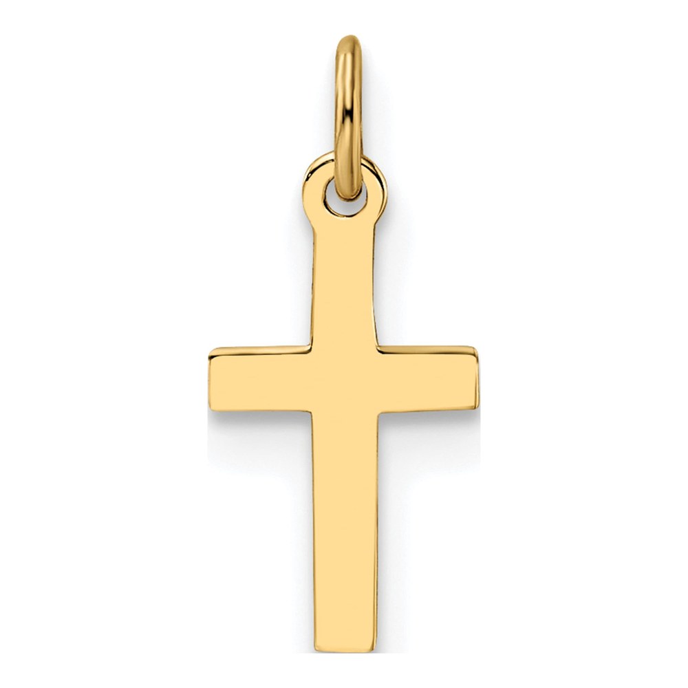 14K Yellow Gold Cross Pendant