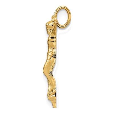 14K Yellow Gold Risen Christ Slide Pendant – view 3