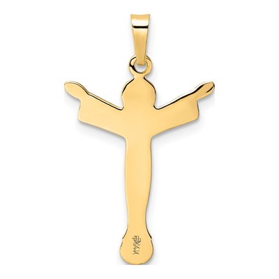14K Yellow Gold Risen Christ Pendant – view 5
