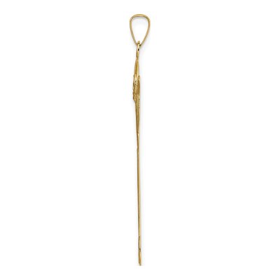 14K Yellow Gold Risen Christ Pendant – view 3