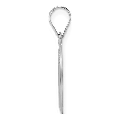 14K White Gold St. Anthony Medal Pendant – view 3