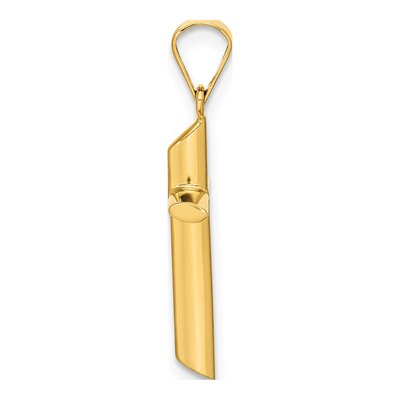 14K Yellow Gold Cross Pendant – view 3