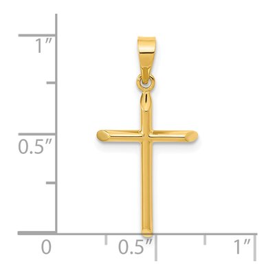 14K Yellow Gold Cross Pendant – view 4