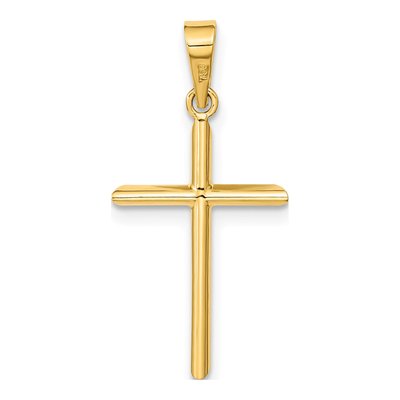 14K Yellow Gold Cross Pendant – view 5