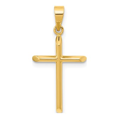 14K Yellow Gold Cross Pendant