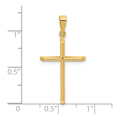 14K Yellow Gold Cross Pendant – view 4