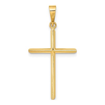 14K Yellow Gold Cross Pendant – view 5