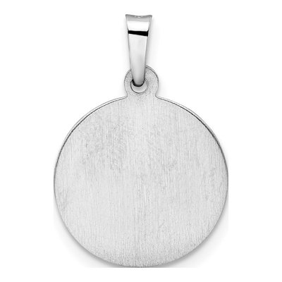 14K White Gold St Jude Thaddeus Medal Pendant – view 5