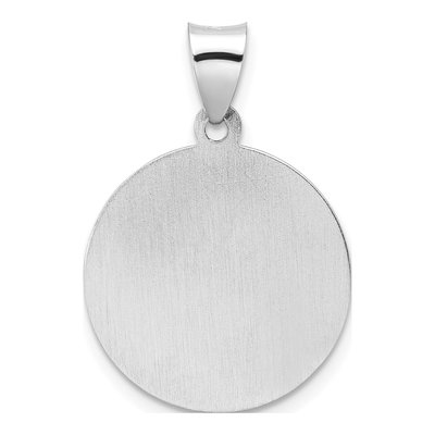 14K White Gold St. Nicholas Medal Pendant – view 5