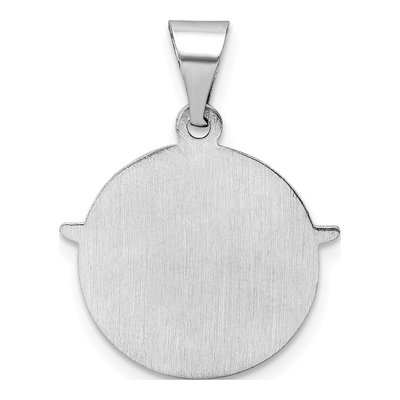 14K White Gold Holy Spirit Medal Pendant – view 5
