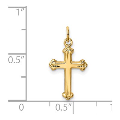 14K Yellow Gold Cross Pendant – view 4