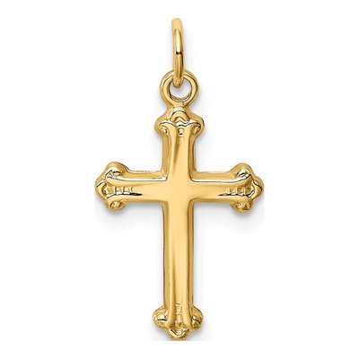 14K Yellow Gold Cross Pendant