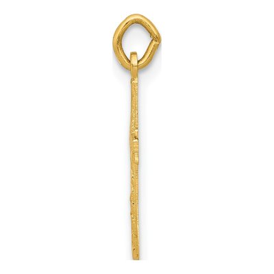 14K Yellow Gold Small Cross Pendant – view 3