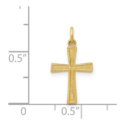 14K Yellow Gold Cross Pendant – view 4