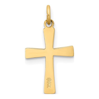 14K Yellow Gold Cross Pendant – view 5