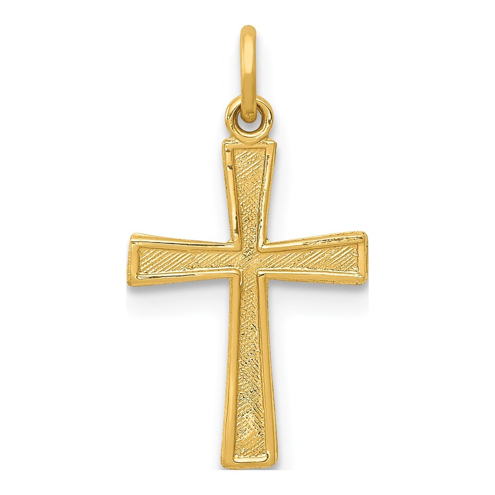 14K Yellow Gold Cross Pendant