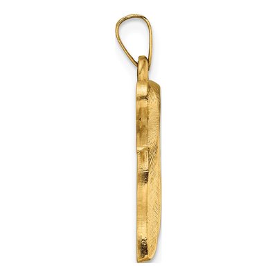 14K Yellow Gold Chai Symbol Pendant – view 3