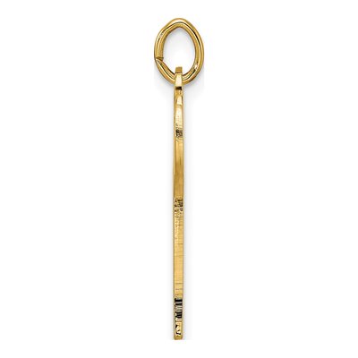 14K Yellow Gold Chai Symbol Pendant – view 3