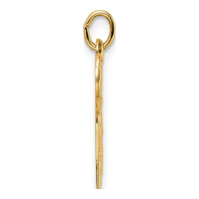 14K Yellow Gold Chai Symbol Pendant – view 3