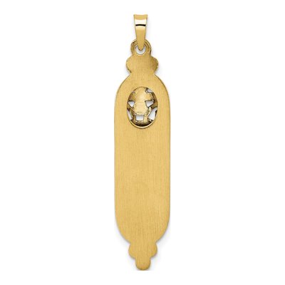 14K Yellow Gold Mezuzah Pendant – view 5