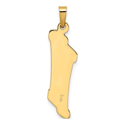 14K Two-Tone Gold Torah Scroll Star of David Pendant – view 5