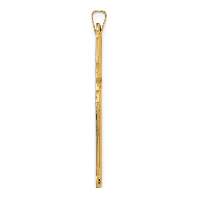 14K Yellow Gold Cross Pendant – view 3