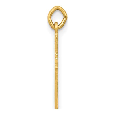 14K Yellow Gold Small Cross Pendant – view 3