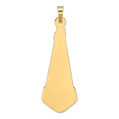 14K Two-Tone Gold Scroll Star Pendant – view 5