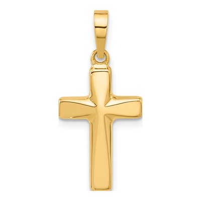 14K Yellow Gold Cross Pendant – view 4