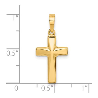 14K Yellow Gold Cross Pendant – view 5