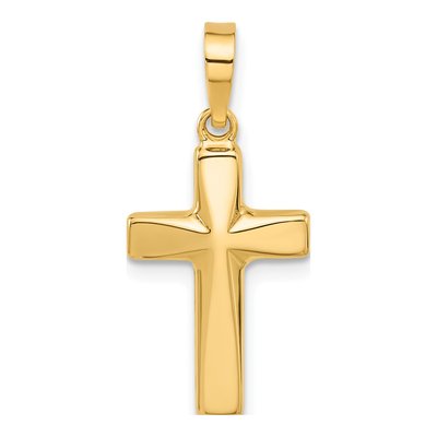 14K Yellow Gold Cross Pendant