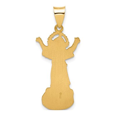 14K Yellow Gold Divine Child Jesus Pendant – view 4