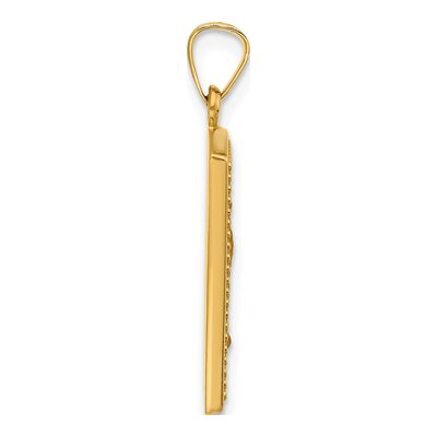 14K Yellow Gold Our of Guadalupe Pendant – view 3