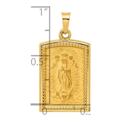 14K Yellow Gold Our of Guadalupe Pendant – view 5