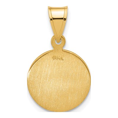 14K Yellow Gold Our of Perpetual Help Medal Pendant – view 3