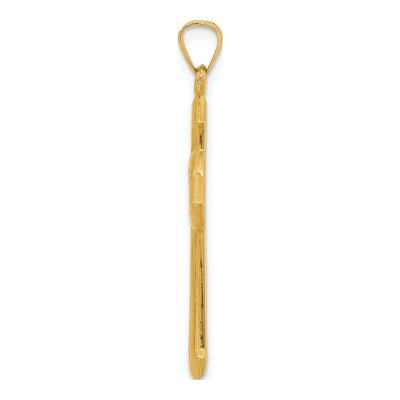 14K Two-Tone Gold St Benedict Cross Pendant – view 3