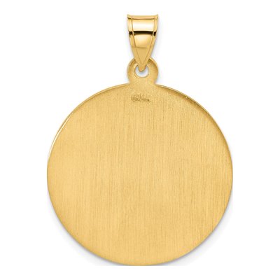 14K Yellow Gold St Christopher Medal Pendant – view 4