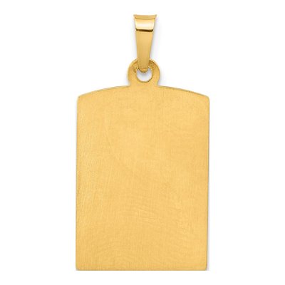14K Yellow Gold St Christopher Medal Pendant – view 4